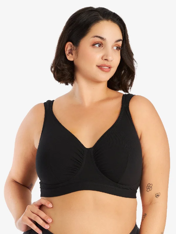 wireless women nursing bra for a natural feel The Evie - All-Day Cotton Comfort Bra