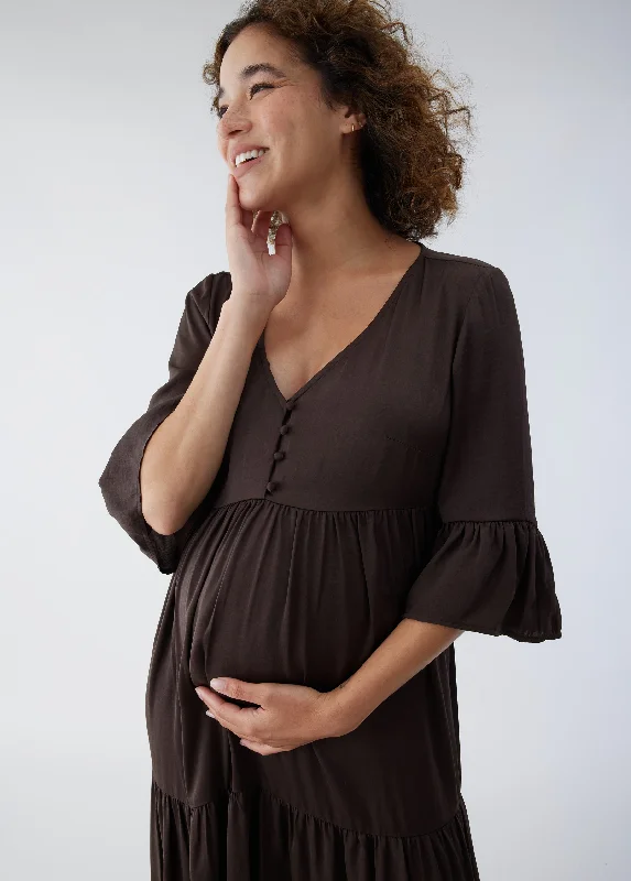 seamless women nursing bra for comfort Flutter Maternity Dress