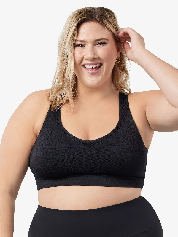 wireless women nursing bra for a natural feel The Lea - Cooling Low-Impact Racerback Sports Bra wireless women nursing bra for a natural feel The Lea - Cooling Low-Impact Racerback Sports Bra