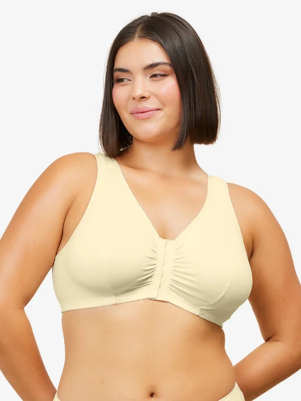 nursing bra for working moms The Meryl - Cotton Front-Closure Comfort & Sleep Bra