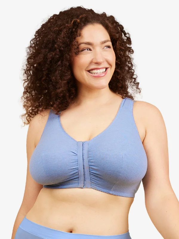 quick dry women nursing bra The Meryl - Cotton Front-Closure Comfort & Sleep Bra
