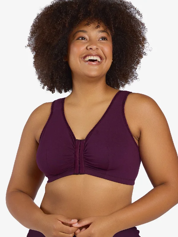 nursing bra for first - time moms The Meryl - Cotton Front-Closure Comfort & Sleep Bra nursing bra for first - time moms The Meryl - Cotton Front-Closure Comfort & Sleep Bra