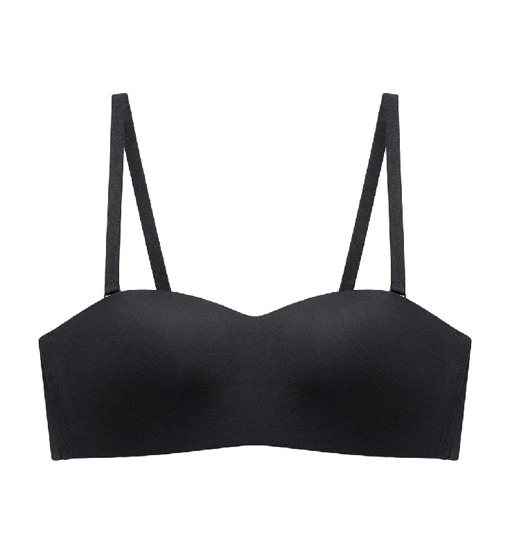 Breathable non wired bralettes for hot weather​ Tri-Zone Non Wired Padded Detachable Bra