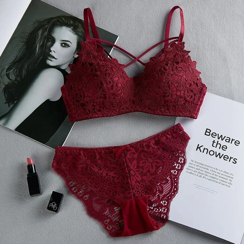 odor resistant women bra and panty sets for freshness Women's Set Wire Free Push Up Lace Female Underwear Set Transparent Panties Seamless Female Underwear and Panty Set odor resistant women bra and panty sets for freshness Women's Set Wire Free Push Up Lace Female Underwear Set Transparent Panties Seamless Female Underwear and Panty Set