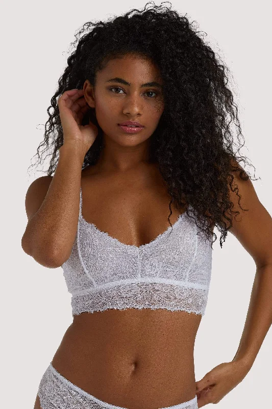 Seamless non wired bras for everyday wear​ Ariana White Everyday Bralette
