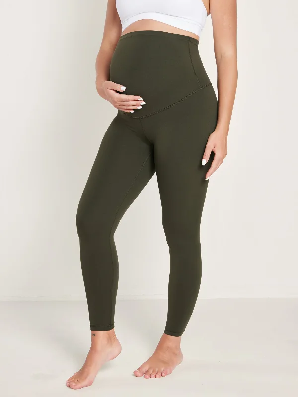 new mom's first women nursing bra Super High Waist Maternity Leggings 28"