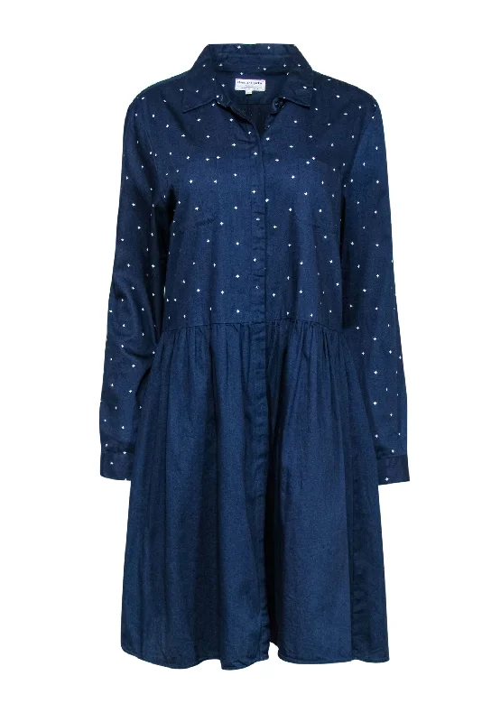 Maxi Women Dress with Floral Print for a Bohemian Vibe Maxi Women Dress with Floral Print for a Bohemian Vibe Chinti & Parker - Navy Star Print Long Sleeve Button-Up Cotton Shirtdress Sz L Maxi Women Dress with Floral Print for a Bohemian Vibe Maxi Women Dress with Floral Print for a Bohemian Vibe Chinti & Parker - Navy Star Print Long Sleeve Button-Up Cotton Shirtdress Sz L