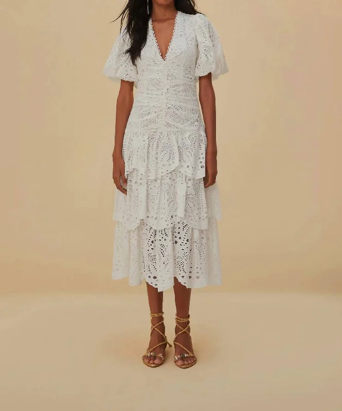 Off - the - Shoulder Women Dress for a Romantic and Feminine Look Off - the - Shoulder Women Dress for a Romantic and Feminine Look Cotton Eyelet Puff Sleeve Midi Dress In White Off - the - Shoulder Women Dress for a Romantic and Feminine Look Off - the - Shoulder Women Dress for a Romantic and Feminine Look Cotton Eyelet Puff Sleeve Midi Dress In White