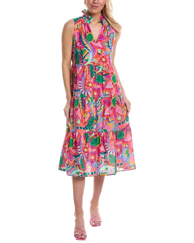 Ball Gown Women Dress with a Full Skirt for a Princess - like Look Ball Gown Women Dress with a Full Skirt for a Princess - like Look CROSBY by Mollie Burch Wesley Midi Dress