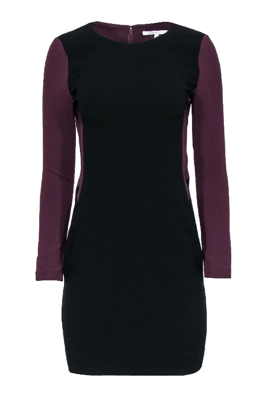 Mini Women Dress with a Short Hem for a Young and Trendy Style Mini Women Dress with a Short Hem for a Young and Trendy Style Diane von Furstenberg - Black & Plum Paneled Long Sleeve Sheath Sz 2 Mini Women Dress with a Short Hem for a Young and Trendy Style Mini Women Dress with a Short Hem for a Young and Trendy Style Diane von Furstenberg - Black & Plum Paneled Long Sleeve Sheath Sz 2