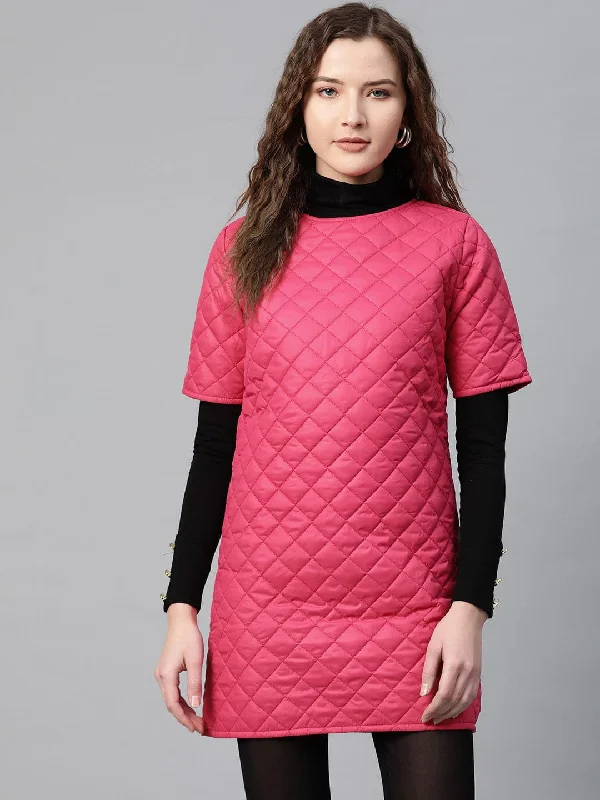 Maxi Women Dress with Floral Print for a Bohemian Vibe Maxi Women Dress with Floral Print for a Bohemian Vibe Fuchsia Quilted Shift Dress Maxi Women Dress with Floral Print for a Bohemian Vibe Maxi Women Dress with Floral Print for a Bohemian Vibe Fuchsia Quilted Shift Dress