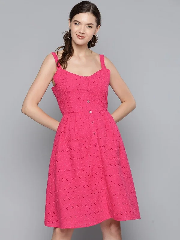 Backless Women Dress for a Sexy and Alluring Look at Evening Events Backless Women Dress for a Sexy and Alluring Look at Evening Events Fuchsia Strappy Front Button Dress Backless Women Dress for a Sexy and Alluring Look at Evening Events Backless Women Dress for a Sexy and Alluring Look at Evening Events Fuchsia Strappy Front Button Dress