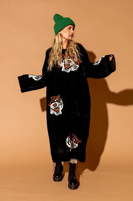 Mermaid - Style Women Dress with a Fitted Silhouette for Special Occasions Mermaid - Style Women Dress with a Fitted Silhouette for Special Occasions Literally Limitless Oversized Knit Dress in Tigress Mermaid - Style Women Dress with a Fitted Silhouette for Special Occasions Mermaid - Style Women Dress with a Fitted Silhouette for Special Occasions Literally Limitless Oversized Knit Dress in Tigress