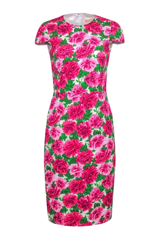Ruffled Women Dress with Multiple Layers for a Playful and Girly Style Ruffled Women Dress with Multiple Layers for a Playful and Girly Style Michael Kors - Pink & Green Floral Printed Textured Sheath Dress Sz 4 Ruffled Women Dress with Multiple Layers for a Playful and Girly Style Ruffled Women Dress with Multiple Layers for a Playful and Girly Style Michael Kors - Pink & Green Floral Printed Textured Sheath Dress Sz 4