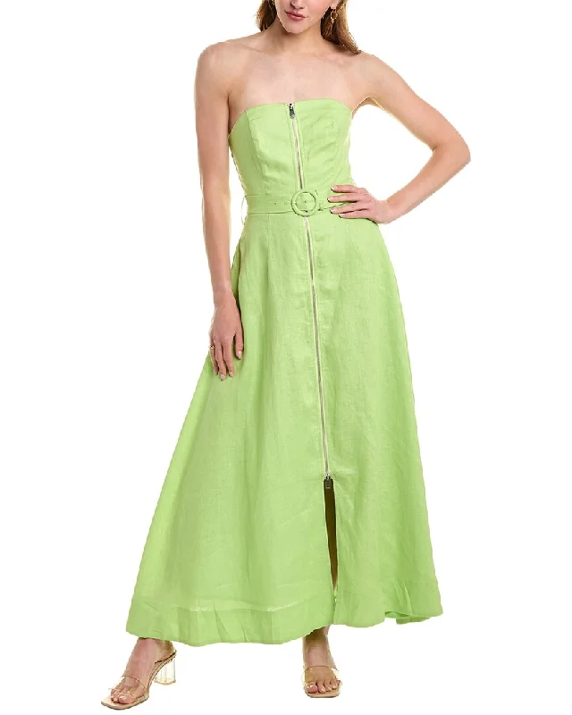 Plus Size Women Dress with a Flattering A - Line Cut for Comfort and Style Plus Size Women Dress with a Flattering A - Line Cut for Comfort and Style Nicholas Amalthea Strapless Zip Front Belted Linen Midi Dress Plus Size Women Dress with a Flattering A - Line Cut for Comfort and Style Plus Size Women Dress with a Flattering A - Line Cut for Comfort and Style Nicholas Amalthea Strapless Zip Front Belted Linen Midi Dress
