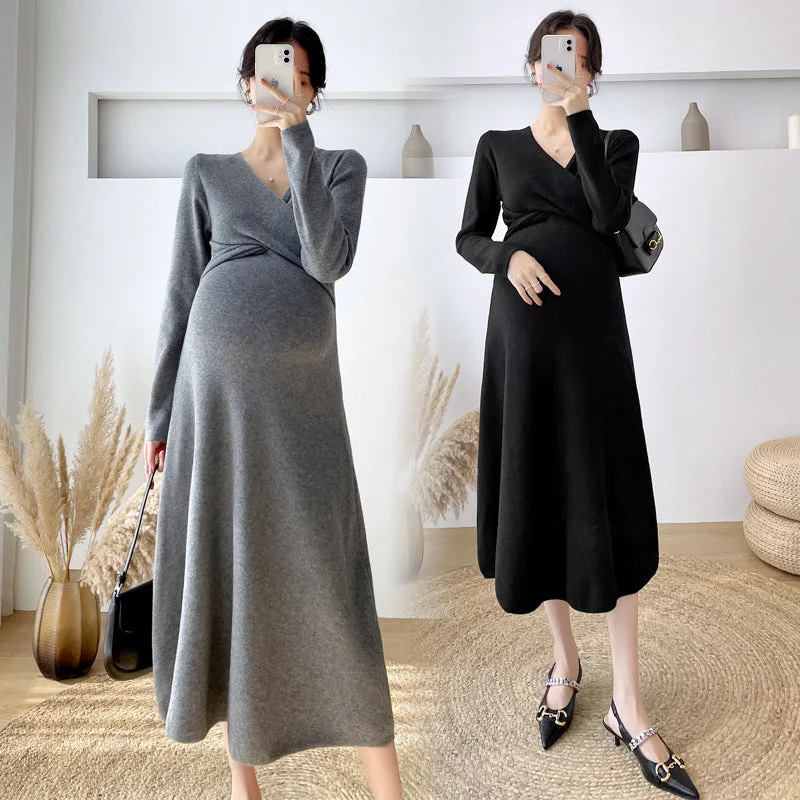 Mermaid - Style Women Dress with a Fitted Silhouette for Special Occasions Mermaid - Style Women Dress with a Fitted Silhouette for Special Occasions NiDELL Maternity Dress . Autumn New Maternity Dress Cross V-neck Loose Fashion Mid-Length Maternity Dress Mermaid - Style Women Dress with a Fitted Silhouette for Special Occasions Mermaid - Style Women Dress with a Fitted Silhouette for Special Occasions NiDELL Maternity Dress . Autumn New Maternity Dress Cross V-neck Loose Fashion Mid-Length Maternity Dress