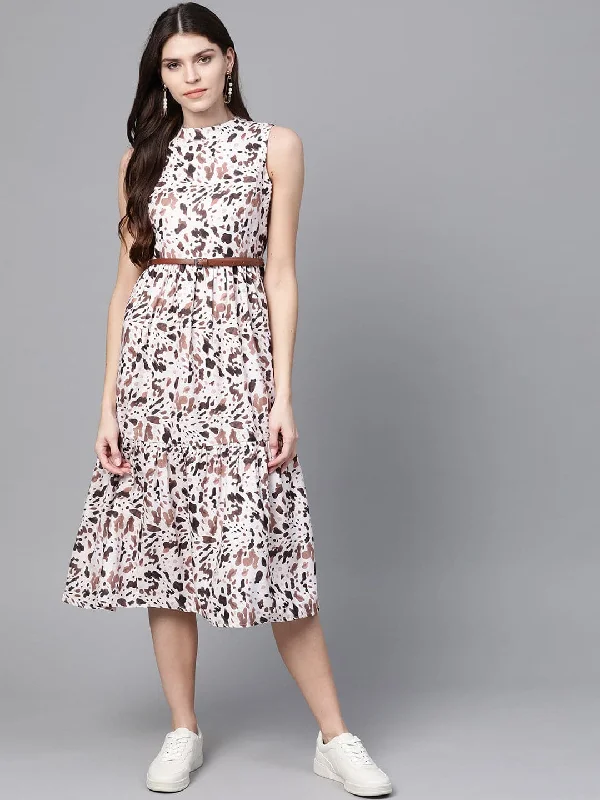 Sleeveless Women Dress in Bright Colors for Summer Parties Sleeveless Women Dress in Bright Colors for Summer Parties Off White Leopard Tiered Belted Midi Dress Sleeveless Women Dress in Bright Colors for Summer Parties Sleeveless Women Dress in Bright Colors for Summer Parties Off White Leopard Tiered Belted Midi Dress