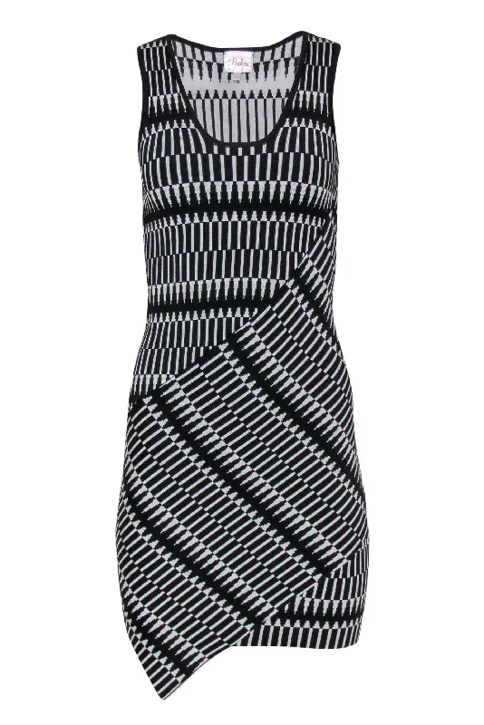 Wrap - Style Women Dress with Adjustable Fit for All Body Types Wrap - Style Women Dress with Adjustable Fit for All Body Types Parker - Black & White Patterned Knit Tank Bodycon Dress Sz S Wrap - Style Women Dress with Adjustable Fit for All Body Types Wrap - Style Women Dress with Adjustable Fit for All Body Types Parker - Black & White Patterned Knit Tank Bodycon Dress Sz S