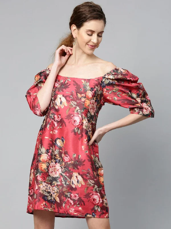 Off - the - Shoulder Women Dress for a Romantic and Feminine Look Off - the - Shoulder Women Dress for a Romantic and Feminine Look Red Floral Puff Sleeve Shift Dress Off - the - Shoulder Women Dress for a Romantic and Feminine Look Off - the - Shoulder Women Dress for a Romantic and Feminine Look Red Floral Puff Sleeve Shift Dress