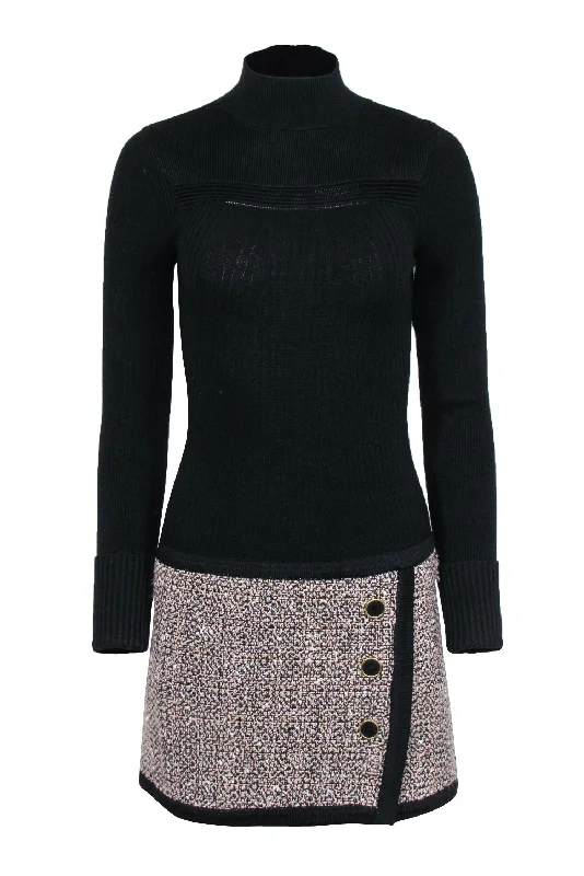 Long - Sleeve Women Dress in Velvet for a Luxurious Winter Look Long - Sleeve Women Dress in Velvet for a Luxurious Winter Look Reiss - Black Ribbed Knit Drop Waist Dress w/ Tweed Sz S Long - Sleeve Women Dress in Velvet for a Luxurious Winter Look Long - Sleeve Women Dress in Velvet for a Luxurious Winter Look Reiss - Black Ribbed Knit Drop Waist Dress w/ Tweed Sz S