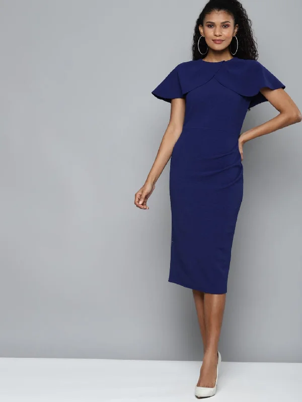 Lace - Embellished Women Dress for an Elegant and Sophisticated Appearance Lace - Embellished Women Dress for an Elegant and Sophisticated Appearance Royal Blue Cape Detail Bodycon Lace - Embellished Women Dress for an Elegant and Sophisticated Appearance Lace - Embellished Women Dress for an Elegant and Sophisticated Appearance Royal Blue Cape Detail Bodycon