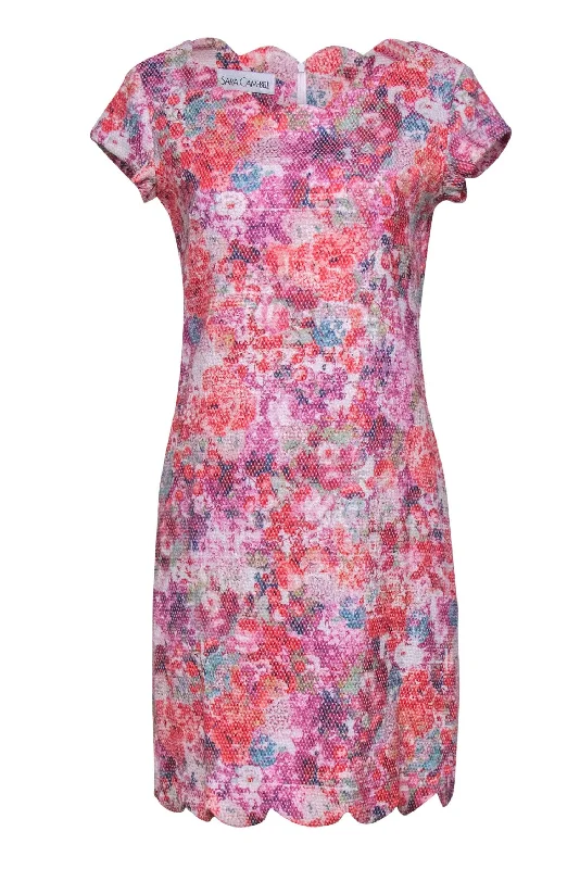 Wrap - Style Women Dress with Adjustable Fit for All Body Types Wrap - Style Women Dress with Adjustable Fit for All Body Types Sara Campbell - Multi-Floral Woven Sheath Dress w/ Scalloped Edges Sz S Wrap - Style Women Dress with Adjustable Fit for All Body Types Wrap - Style Women Dress with Adjustable Fit for All Body Types Sara Campbell - Multi-Floral Woven Sheath Dress w/ Scalloped Edges Sz S