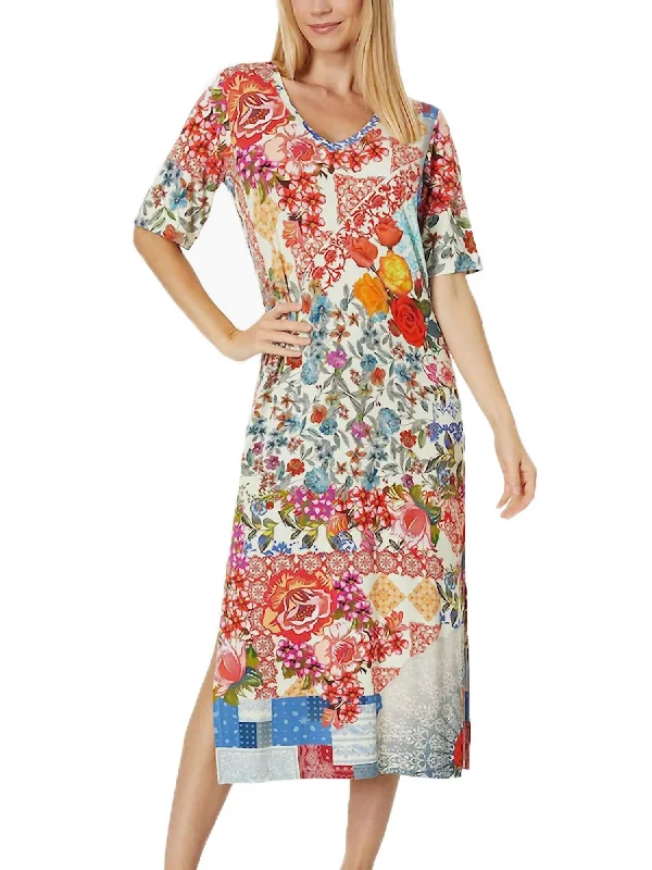 Ruffled Women Dress with Multiple Layers for a Playful and Girly Style Ruffled Women Dress with Multiple Layers for a Playful and Girly Style Tango Maxi T Shirt Dress In Multi