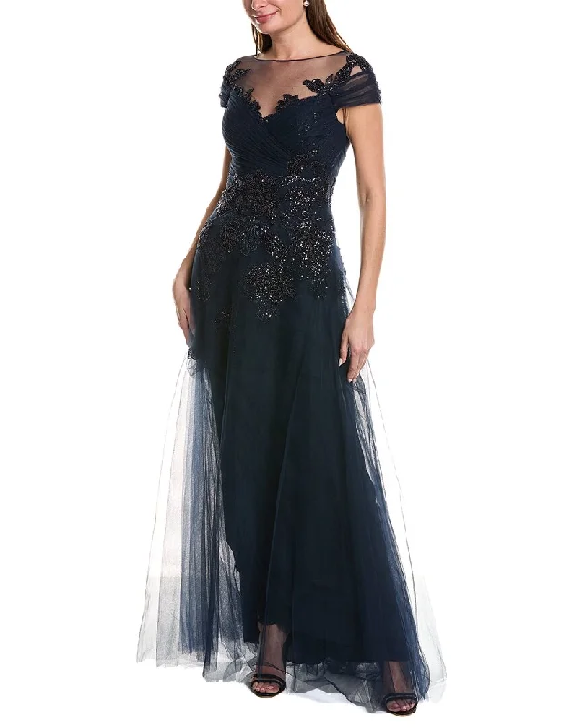 Empire Waist Women Dress to Accentuate the Bust and Conceal the Waist Empire Waist Women Dress to Accentuate the Bust and Conceal the Waist Teri Jon by Rickie Freeman Jacquard Ball Gown Empire Waist Women Dress to Accentuate the Bust and Conceal the Waist Empire Waist Women Dress to Accentuate the Bust and Conceal the Waist Teri Jon by Rickie Freeman Jacquard Ball Gown