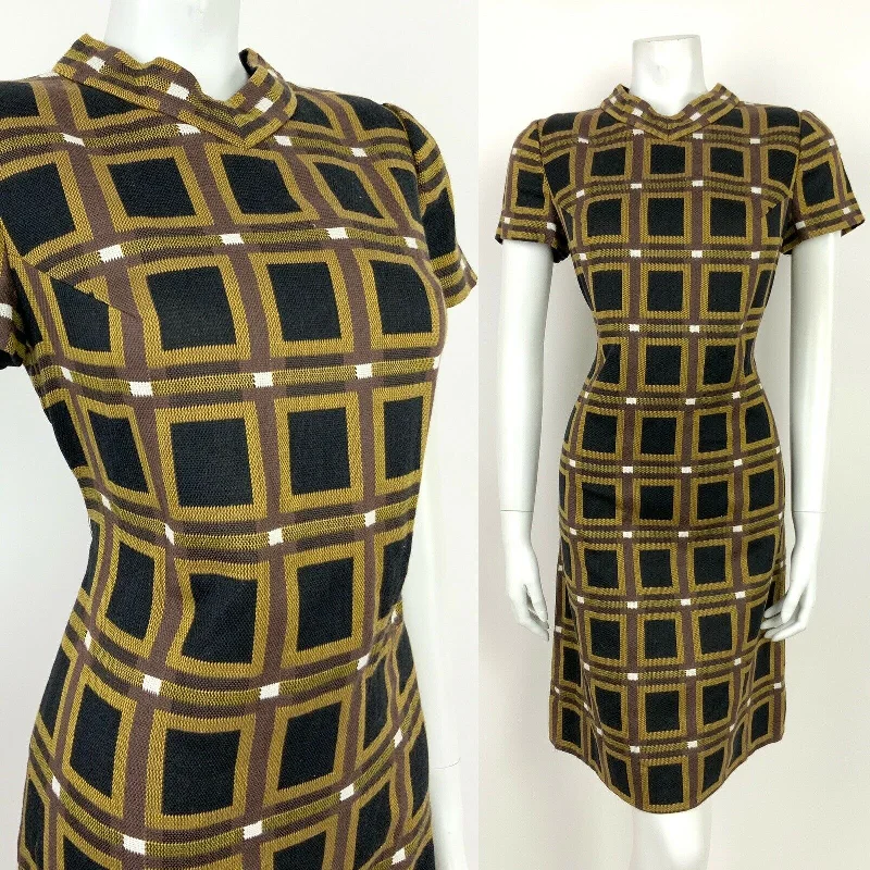 Lace - Embellished Women Dress for an Elegant and Sophisticated Appearance Lace - Embellished Women Dress for an Elegant and Sophisticated Appearance VINTAGE 60s 70s BROWN BLACK YELLOW WHITE GEOMETRIC SQUARE MOD SHIFT DRESS 10 12 Lace - Embellished Women Dress for an Elegant and Sophisticated Appearance Lace - Embellished Women Dress for an Elegant and Sophisticated Appearance VINTAGE 60s 70s BROWN BLACK YELLOW WHITE GEOMETRIC SQUARE MOD SHIFT DRESS 10 12