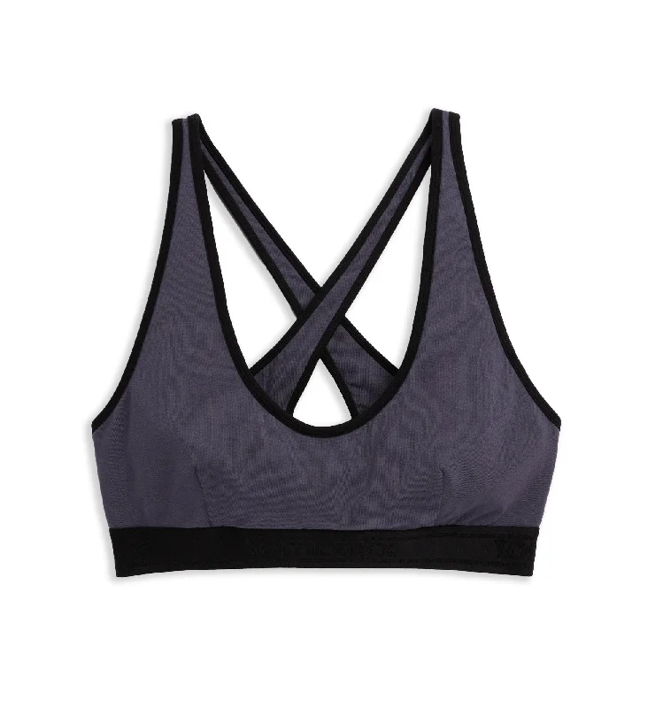 strapless bras for backless dresses All Day Bralette - TENCEL™ Modal Graystone