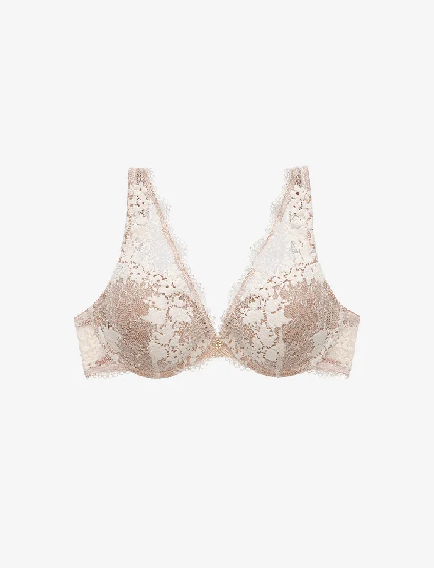 moisture wicking convertible bras All Day Lace Uplift Plunge Bra