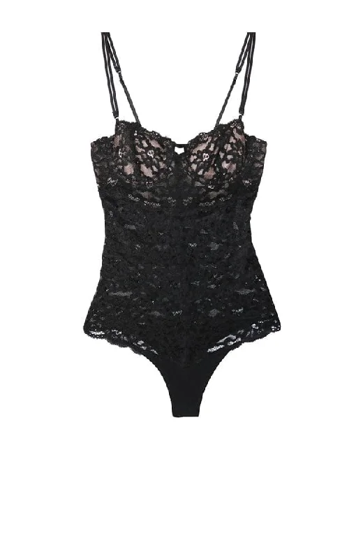 full cup bras for complete coverage Charlotte Lace Balconette Bodysuit