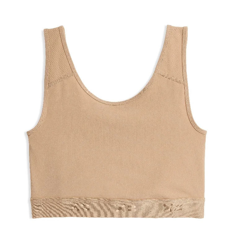wireless bras for a natural feel Compression Top - Chai