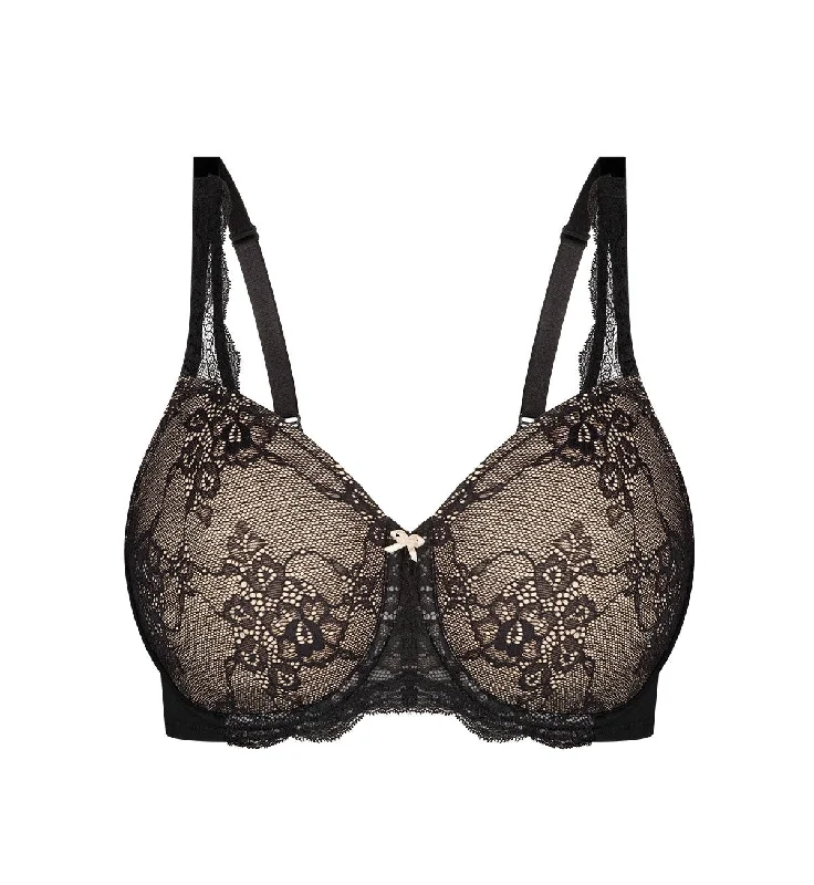 plunge bras for low cut tops CONTOURING SENSATION MINIMISER BRA