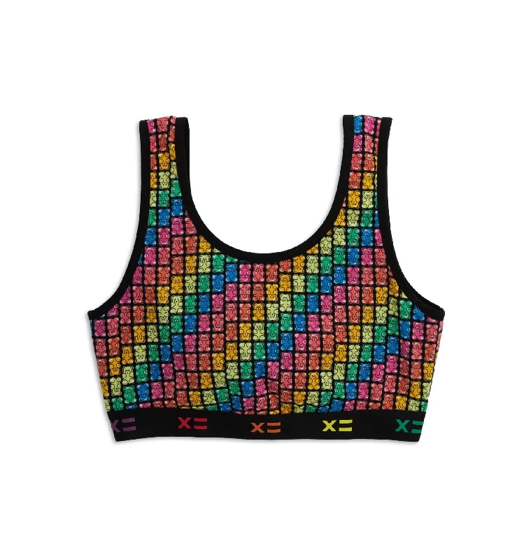 moisture wicking sports bras for sweaty workouts Essentials Soft Bra - Gimme Gummies