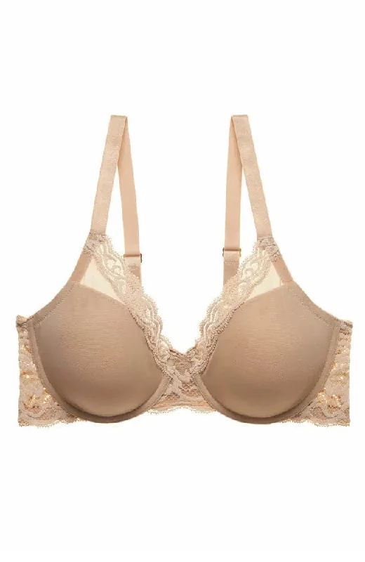 padded bras for added volume Feathers Full Figure Contour Bra D+ Cup