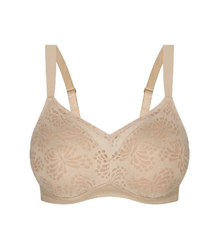 sleep bras for all night comfort LACY WIREFREE MINIMISER