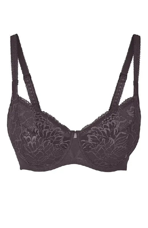 padded wireless bras for light support Promesse Full Cup Support Underwire Bra