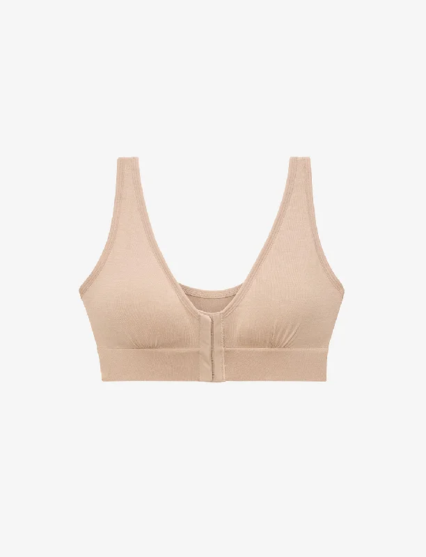 wireless bras for a natural feel Rora Post-Surgery Front Closure Bra