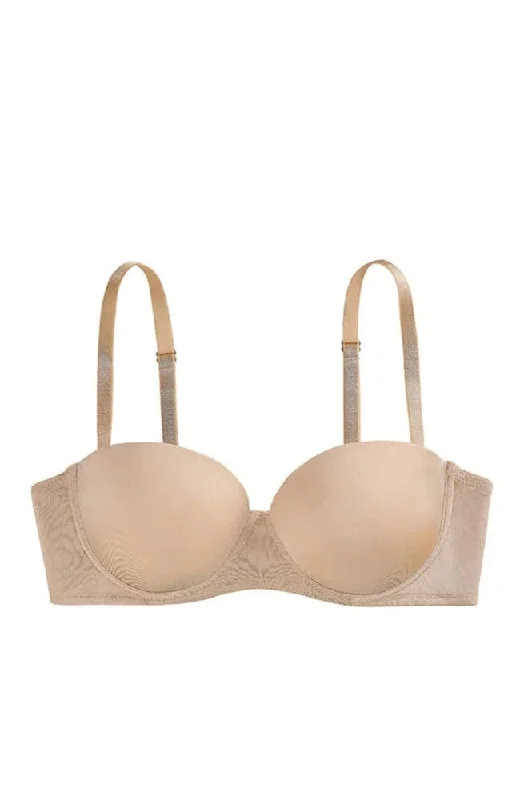 underwire bras with maximum support Sascha Smooth Strapless Push Up Bra