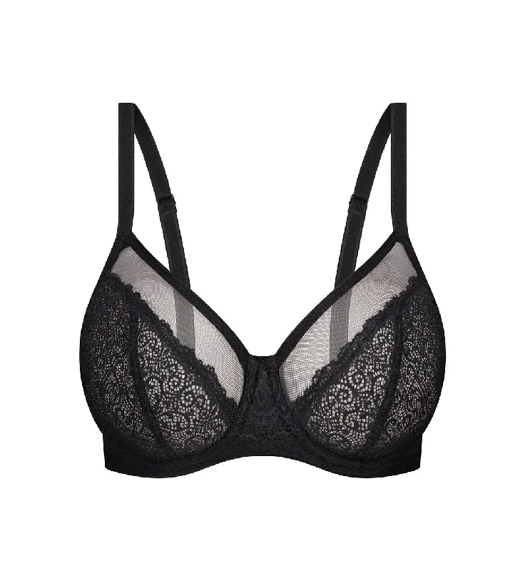sleep bras for all night comfort SHEER MINIMISER BRA