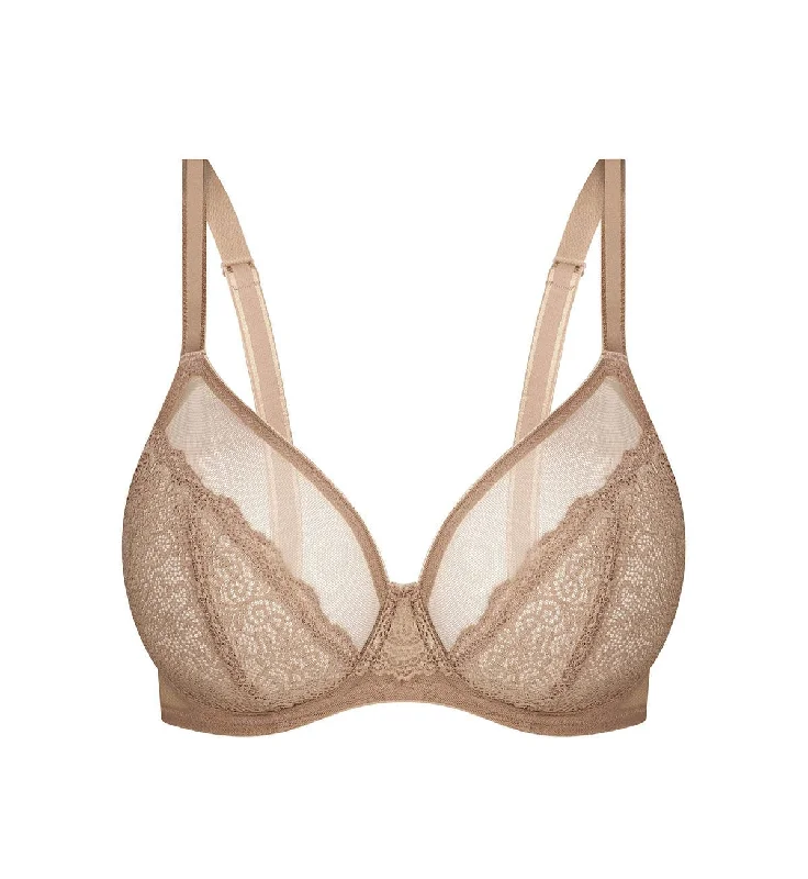 seamless bras for invisible under clothes SHEER MINIMISER BRA