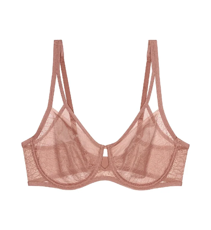 lace bras for a romantic look SIGNATURE SHEER MINIMISER BRA
