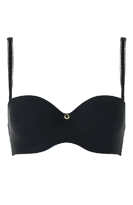 balconette push up bras for a lifted look True Lace Bandeau Strapless Bra