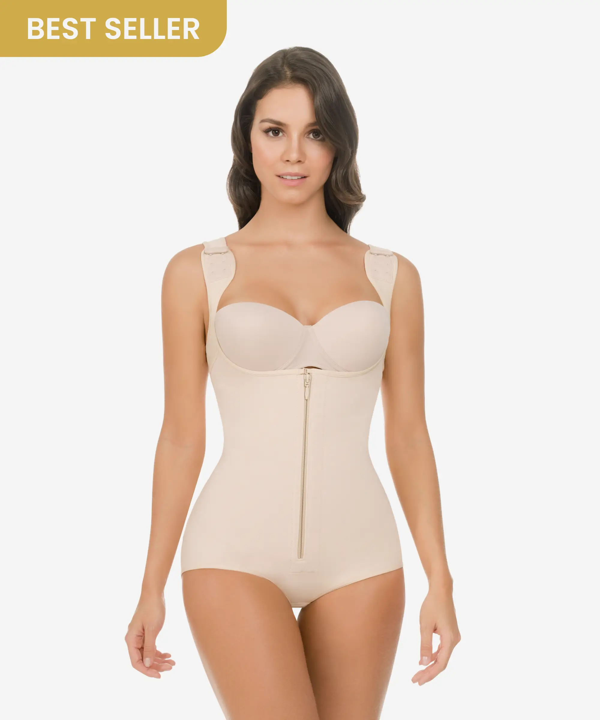 Shaper with a slimming effect on thighs Thermal body shaper with wide straps - Style 385 Shaper with a slimming effect on thighs Thermal body shaper with wide straps - Style 385
