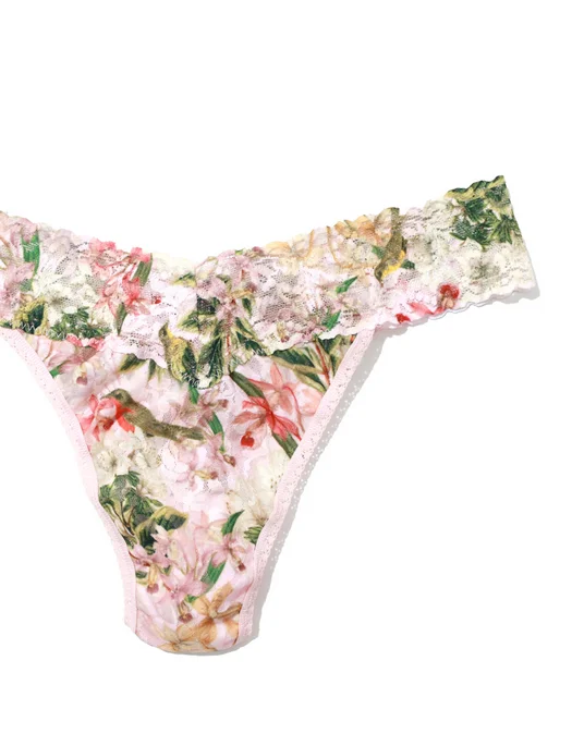 Shaper for a yoga session to support poses Hanky Panky Printed Signature Lace Original Rise Thong Shaper for a yoga session to support poses Hanky Panky Printed Signature Lace Original Rise Thong