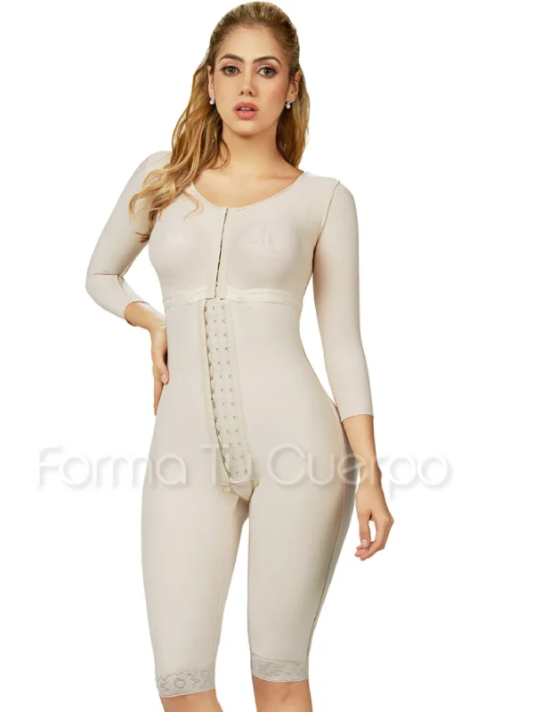 Seamless shaper for a no - show look under clothes Model C-018 - Amazing Slimming Full Bodysuit Shaper Infused w. Healing Power of 5 Plants Seamless shaper for a no - show look under clothes Model C-018 - Amazing Slimming Full Bodysuit Shaper Infused w. Healing Power of 5 Plants