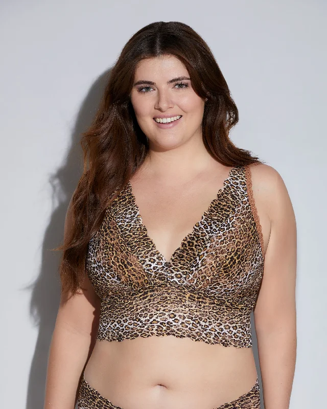 longline women lace bra for a slimming effect Brassière Décolleté Longline Grandes Tailles