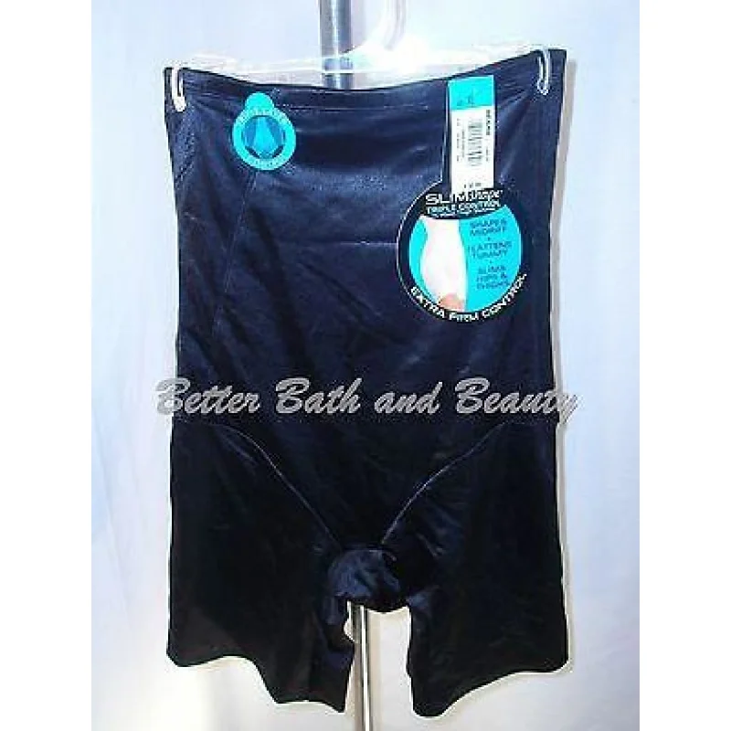 Sports shaper for enhanced performance during workouts Sears Slim Shape Extra Firm Control High Waist Thigh Slimmer XL Black NWT Sports shaper for enhanced performance during workouts Sears Slim Shape Extra Firm Control High Waist Thigh Slimmer XL Black NWT