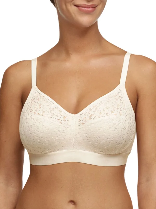 Embroidered underwire wired bras with intricate designs Easy Feel Norah Wirefree Support Bra - Pearl Embroidered underwire wired bras with intricate designs Easy Feel Norah Wirefree Support Bra - Pearl